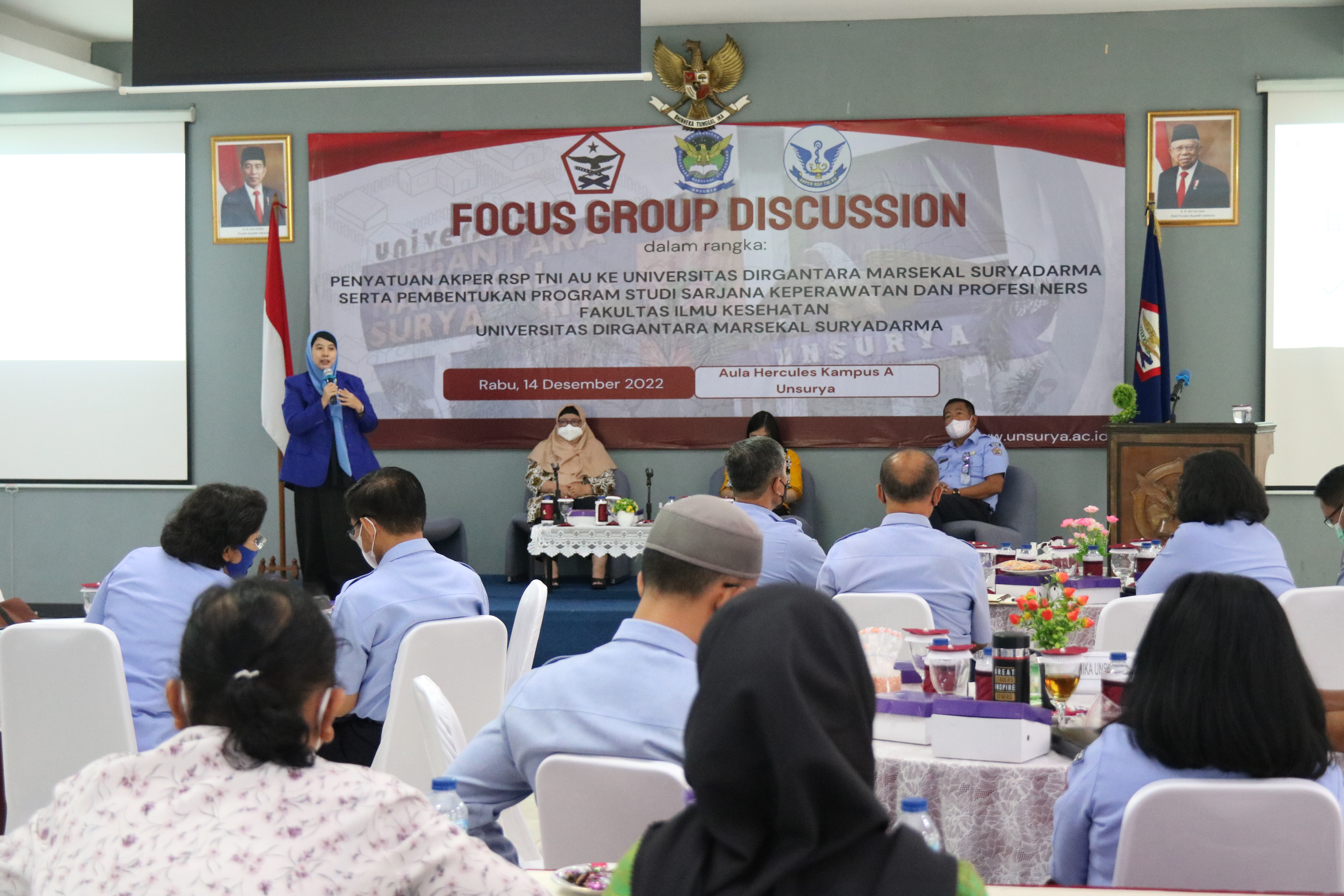 FOCUS GROUP DISCUSSION “PENYATUAN UNSURYA DAN AKPER RSP TNI AU”